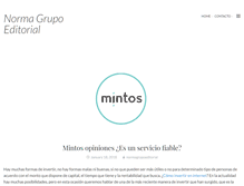 Tablet Screenshot of normagrupoeditorial.es